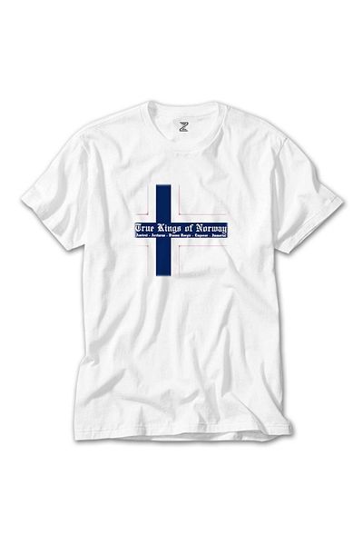 Z zepplin Λευκό μπλουζάκι True Kings Of Norway