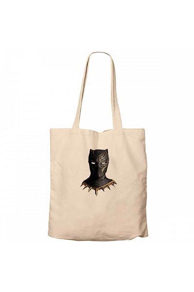 Z zepplin Geantă tote din pânză cu cremă de față Black Panther