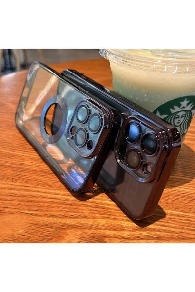 m.tk moveteck iPhone 11 Pro Compatible Case Camera Lens Full Protection Middle Shows Logo Transparent Cover with Ring