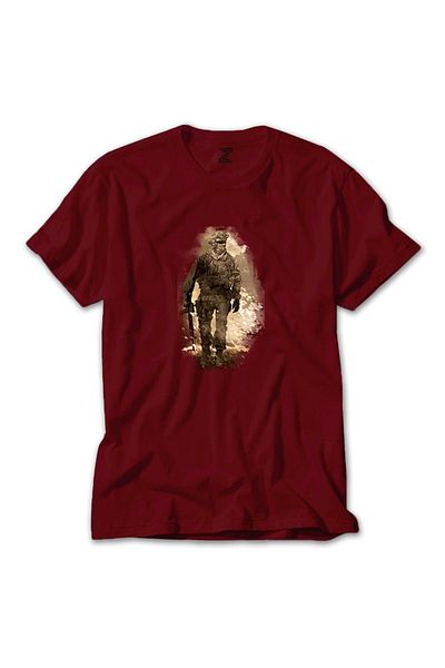 Z zepplin Κόκκινο T-shirt Call Of Duty Soldier