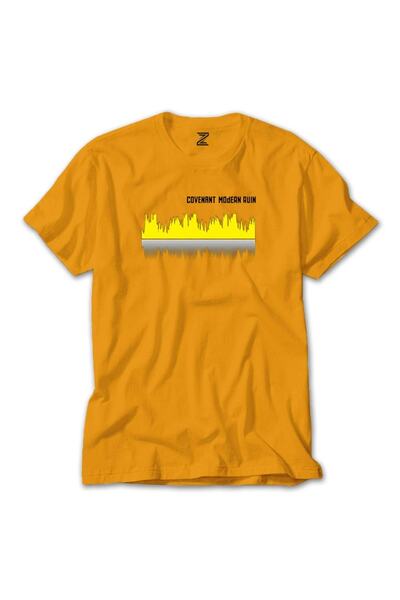 Z zepplin Covenant Modern Ruin žuta majica