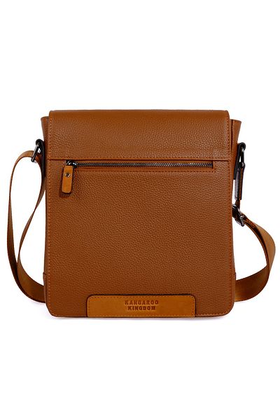 KANGAROO KINGDOM Taba Men's Messenger Bag Genuine Cow Leather 5363-t