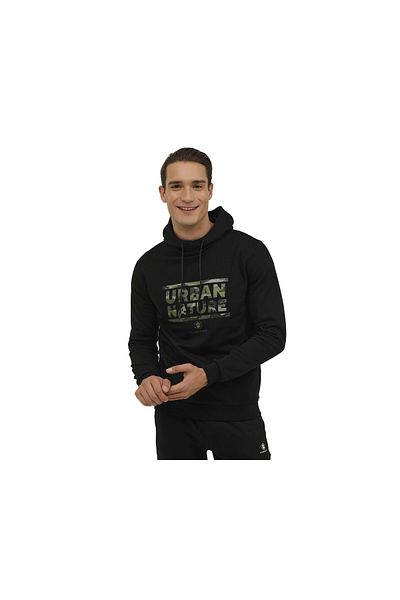 lumberjack M Sd4005 Urbanature Hoodie 2pr Ανδρικά casual φούτερ 100002619   Μαύρος