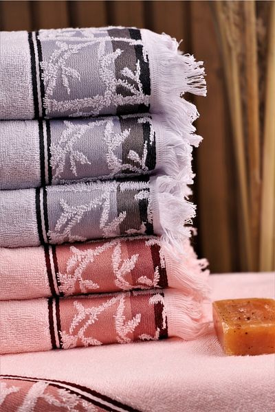 Özdilek Sunset 6-Piece Bamboo Water Absorbent High 50*80 Hand Face Towel