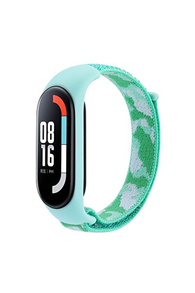 Microcase Xiaomi Mi Band 5-6-7 Hasır Örgü Desenli Esnek Kordon Kayış - Ky47