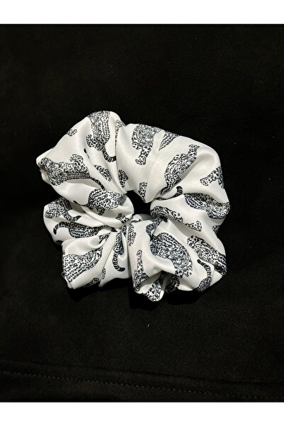 büzey accessory نمر منقوشة الساتان مطاطا مشبك الخبز