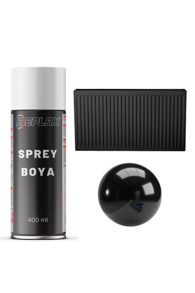REPLAX Siyah Radyatör Kalorifer Petek Sprey Boyası 400 Ml.