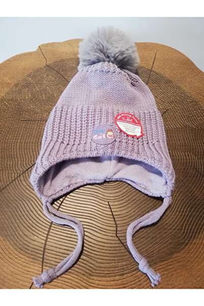 Kitti Kız Bebek Içi Polar Bağcıklı Bere 22110-01-122 0-18 Ay