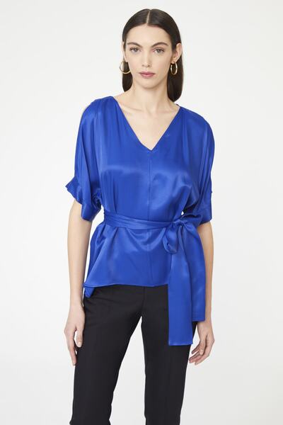 Love My Body Μπλούζα Off Shoulder V-Neck