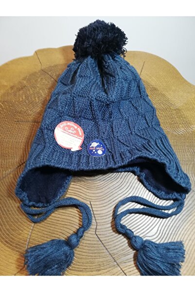 Kitti Boy's Fleece Lace Beanie 22130-09-132 4-8 Years