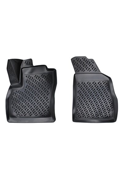 Rizline Dacia Logan Panelvan (2 Parça) 2004-2012 Için 3d Siyah Havuzlu Paspas