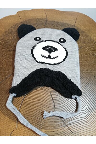 Kitti Baby Boy Fleece Lace-Up Beanie 2110-08-006 0-18 Months