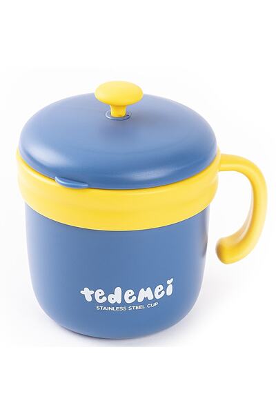 TEDEMEI Stainless Steel Round Food Carrying Container 260ml