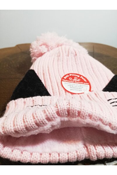 Kitti Baby Girl Fleece Laced Beanie 22110-03-062 0-18 Months