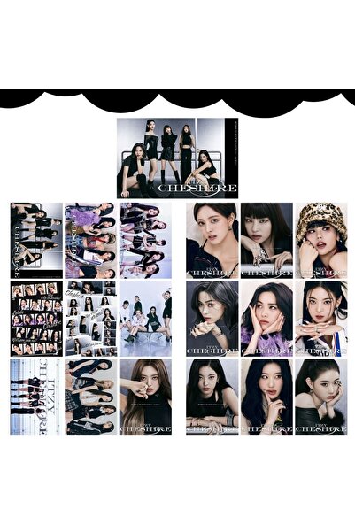 Kpop Dünyasi Itzy '' Cheshire '' Fotokart Seti