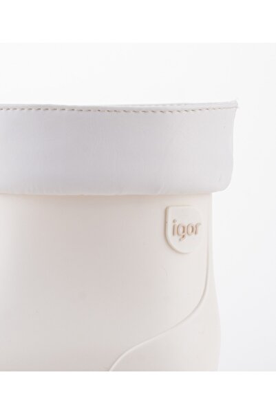IGOR W10257-017 Παιδικές μπότες βροχής Unisex - Λευκό