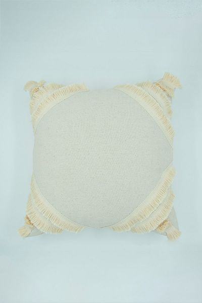 NDC HOME Special Design Single Linen Cream Cushion Cover