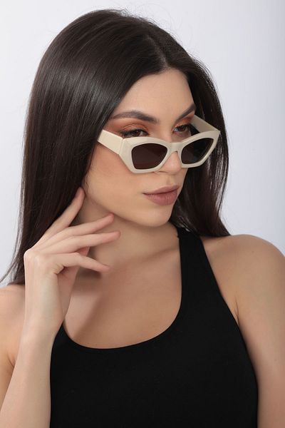 STAOOM Beige Unisex Sunglasses