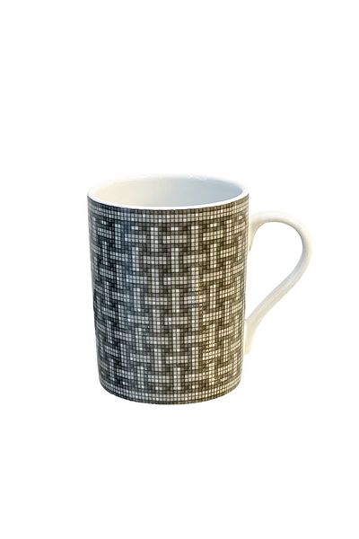 ARTER Home Mosaic Pattern Gray Mug