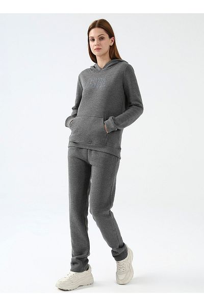 U.S. Polo Assn. Gray Standard Women's Trousers - Tie Waist, Gızmop-Sk022