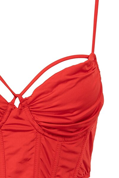 DeFacto Fall In Love Balenli Ip Detaylı Kapsız Pedsiz Büstiyer Sütyen