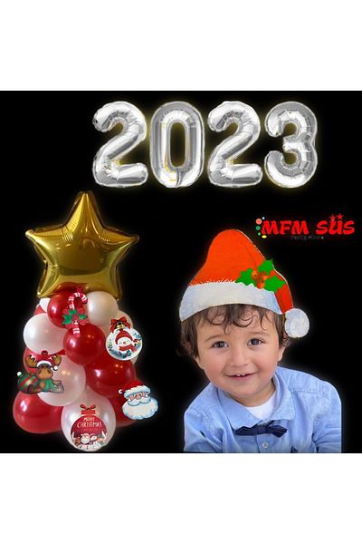 MFM Pine Tree Decoration Set from Party New Year's Balloon