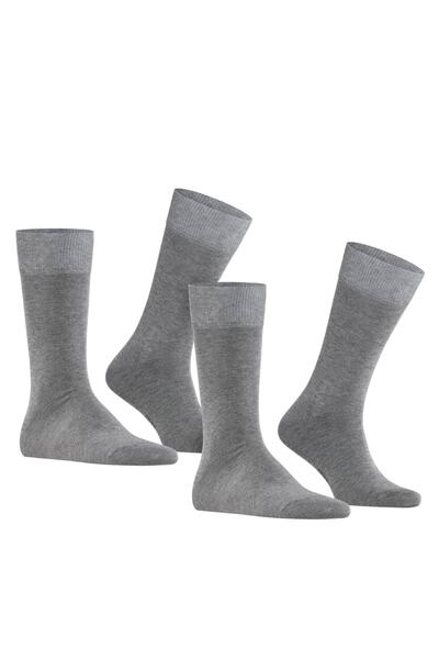 FALKE Herren Socken, 2er Pack - Happy, Kurzsocken, Baumwolle