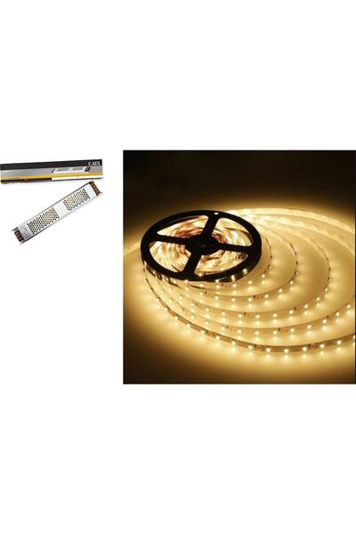 KONDEL Cata 15 Metre 10 Çip Şerit Led Günışığı +cata 21 Amper Slim Led Trafos...