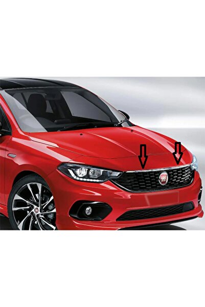 Genel Markalar Fiat Egea Krom Ön Kaput Çıtası 2016 - 2021 Paslanmaz Çelik