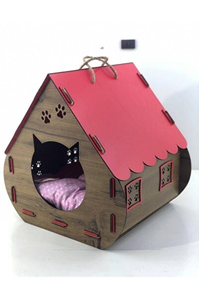Ahşap Kedi Evi Kedi Yatağı Pet Shop Ürünleri