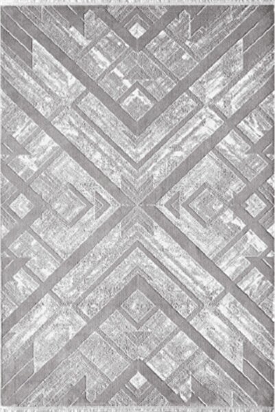 Royal Halı Venedik Vk08f Gri Modern Desen Halı