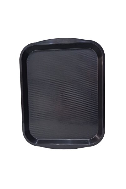 Matar Endüstriyel Mutfak Ekipmanları Abs Plastic Black Color Serving Tray 40*31 Cm