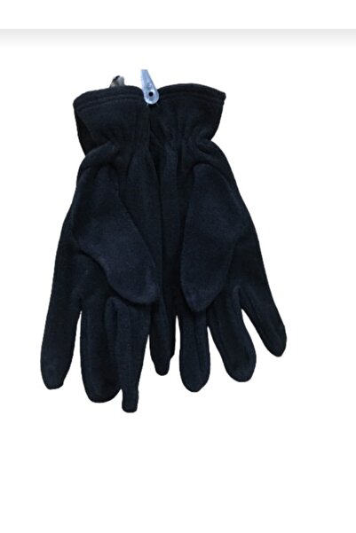 Genel Markalar Unisex Siyah Termal Kışlık Kaliteli Polar Eldiven L-m