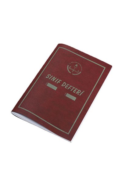 Gülpaş Copertă din plastic pentru clasele 1-2-3-4-5 cu calendar - Caiet de clasă 390