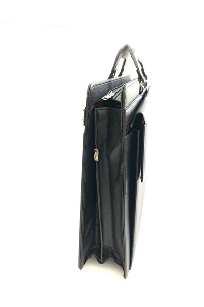 Lizy Черна изкуствена кожа - куфарче с двойна дръжка 35x45