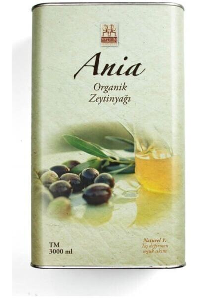 Yerlim Organik Sertifikalı Ania Zeytinyağı 3 lt