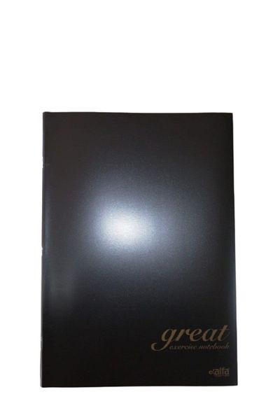 Alfa Lined 100 Sheets A4 Size Notebook with Plastic Cover