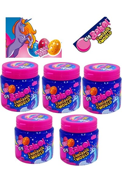 Big Babol Fantastic World Unicorn Eggs_5 Adet X 90gr