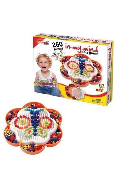 Dede Oyuncak Dede Educational Nail Game 260 Pieces