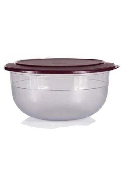 Tupperware Crystal Crystal 3.5 Lt Plum Lid Storage Container