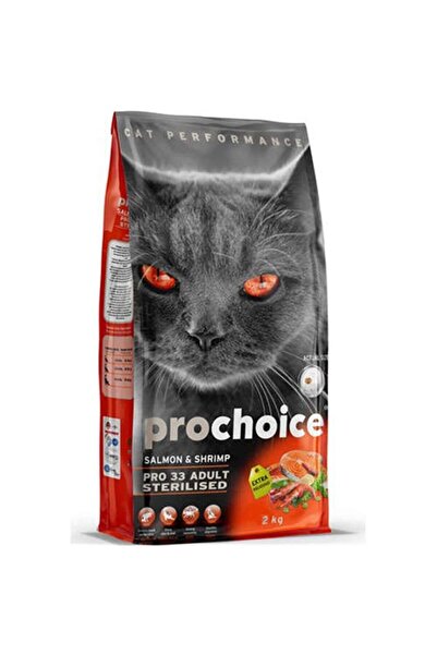 ProChoice Pro Choice Pro33 Kısırlaştırılmış Somon Kedi Maması 2 kg
