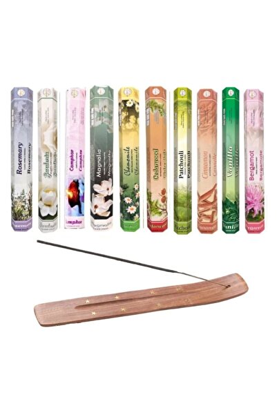 Flute 200 Adet Tütsü (biberiye Gardenya Kafur Manolya Papatya Sedir Ağacı Paçuli Tarçın Vanilya
