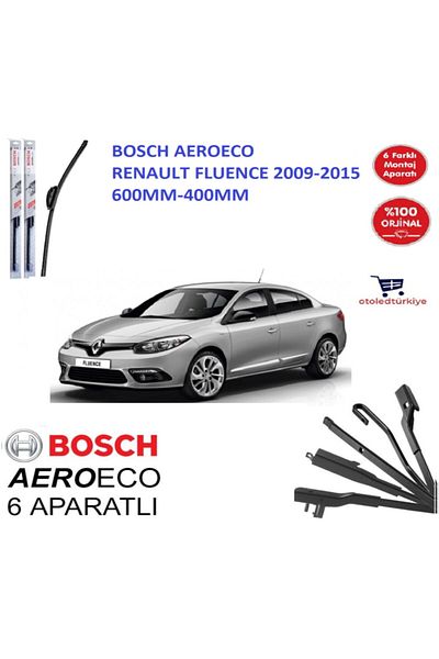 Bosch ممسحة الموز لسيارة Renault Fluence 2010-2014 Aeroeco