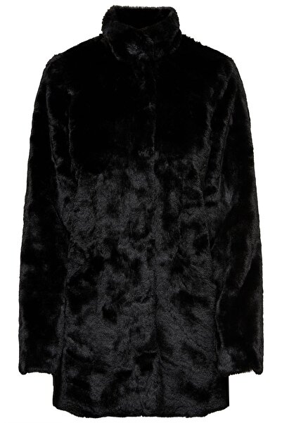 ONLY Γυναικείο Μαύρο Παλτό