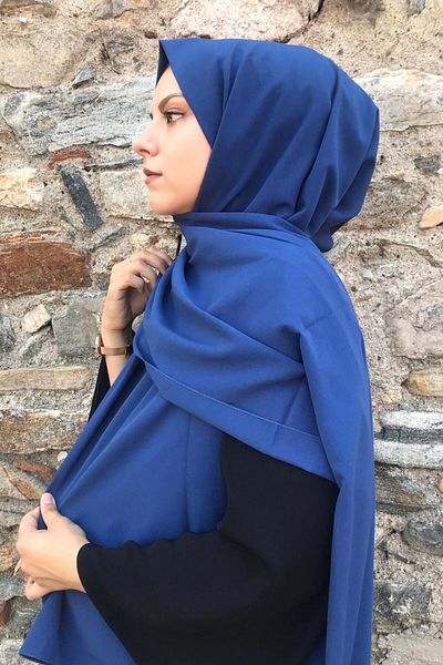 Stella Women's Indigo Blue Medina Silk Shawl
