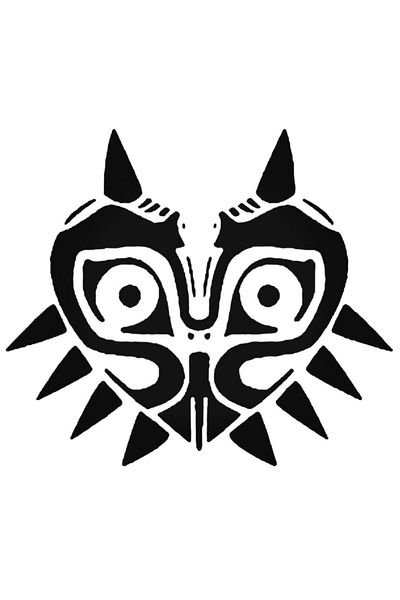 Universal Majoras Mask Car Auto Arma Αυτοκόλλητο τοίχου Διακοσμητικό Αυτοκόλλητο Σπιτιού 20cm