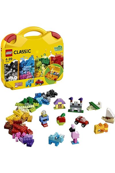 LEGO حقيبة إبداعية كلاسيكية 10713 - مجموعة ألعاب إبداعية للأطفال (213 قطعة)