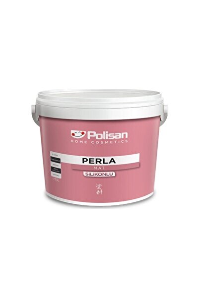 Polisan Perla Silikonlu Mat 12,5 Lt 1520 Roma Sarısı Ci-6511