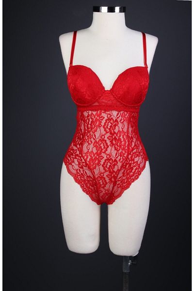 Top Step Padded Lace Bodysuit
