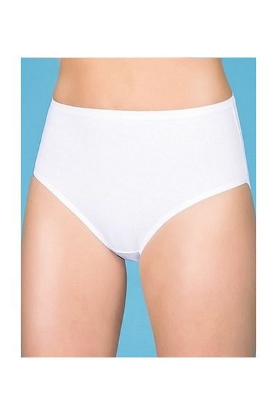 Berrak White Women's 6-Piece Lycra Bato Panties 2057-